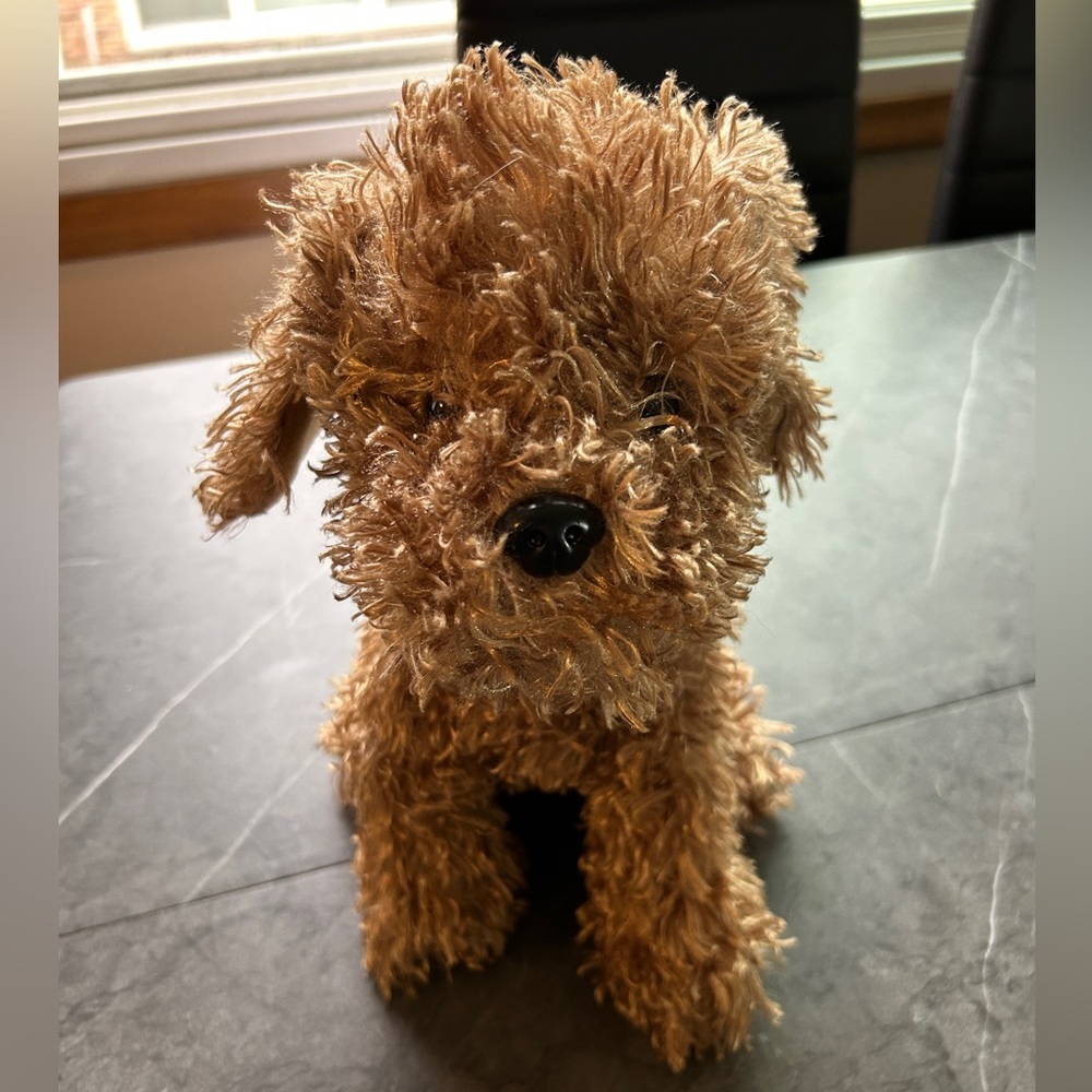 Dan Dee Plush Dog Toy - Brown